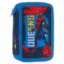 Peračník 3-poschodový - plnený Spider-Man Blue