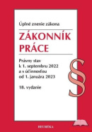 Zákonník práce. Úzz, 18. vydanie, 9/2022 (Kolektív autorov)