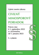 Civilný mimosporový poriadok. Úzz  9/2022 (5. vydanie) (Kolektív autorov)