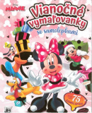 Vianočné vymaľovanky a samolepky Minnie (Disney)