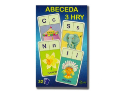 Abeceda/Hľadaj/Písmená 3v1 7 x 10,5 x 1,5cm 32 ks v krabičke