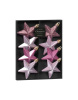 Vianočné hviezdy - sada 8 ks mix fialová, priemer 65 mm (Francois Lasserre; Isabelle Simler)