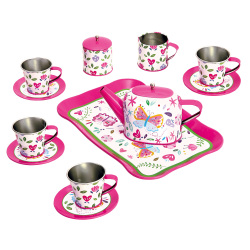 Detský čajový set rúžový Bino