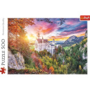 Puzzle Pohľad na zámok Neuschwanstein, Nemecko 500 dielikov