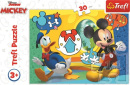 Puzzle Mickey Mouse a Káčer Donald 30 dielikov
