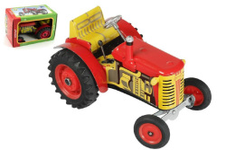 Traktor Zetor červený na kľúčik 14 cm 1:25 Kovap
