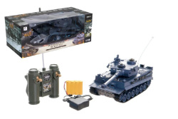 Tank RC tiger na batérie + dobíjací pack 40MHz