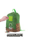 Batoh Pixie Crew Minecraft s pixelovými kockami zelený 30 x 35 cm