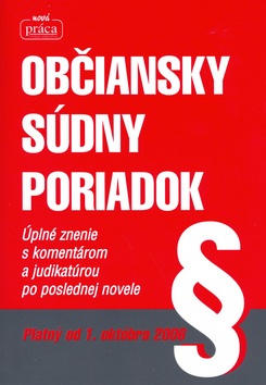 Občiansky súdny poriadok (Kolektív autorov)