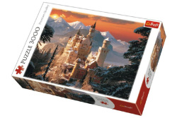 Puzzle Zimný zámok Neuschwanstein 3000 dielikov