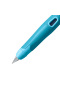 Ergonomické plniace pero pre pravákov STABILO s bombičkou, hrot M, modré
