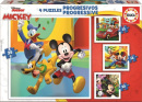 Puzzle Mickey a priatelia 4v1