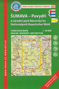 KČT 65 Šumava - Povydří a národní park Bavorský les