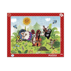 Puzzle 40 Krtek a kapela deskové