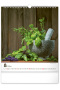 Nástenný kalendár Korenie a bylinky 2024, 30 × 34 cm