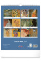 Nástenný kalendár Gustav Klimt 2024, 30 × 34 cm