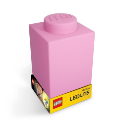 LEGO Classic Silikonová kocka nočné svetlo -  ružová