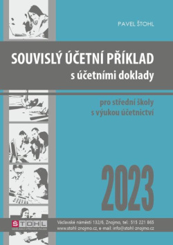 Souvislý účetní příklad s účetními doklady 2023 (Pavel Štohl)