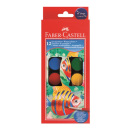 Farby vodové Faber-Castell 12 farebné, 24mm