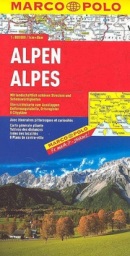 Alpy Alpen Alpes Alpi Alps 1:800 000 (Kolektív)