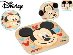 Mickey Mouse puzzle dřevěné 6dílků