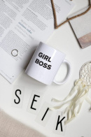 Dizajnový hrnček "Girl boss"