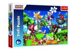 Trefl puzzle Sonic - Sonic a priatelia 160 dielikov