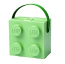 LEGO box s rukojetí army zelená