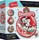 Wood Craft Origin puzzle Vianočné dobrodružstvo Mickeyho a Minnie