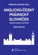 Anglicko-český právnický slovník (Olga Sovová)