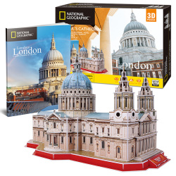 Puzzle 3D National Geographic: Katedrála svätého Pavla 107 dielikov