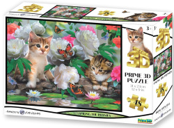 PRIME 3D PUZZLE - Medzi pivonkami 48 ks