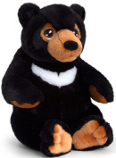 Medveď čierny plyšový Keel 25 cm