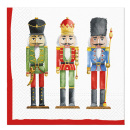 Obrúsky PAW L 33x33cm Nutcracker's Soldiers