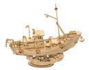 3D drevené puzzle Rybárska loď