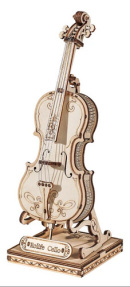 3D dřevěné puzzle Violoncello