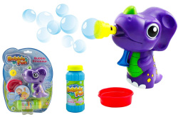 Bubble Fun Bublifuk Dinosaurus s náplňou 60 ml - fialový