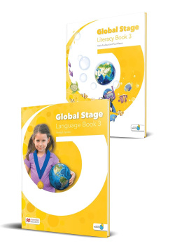 Global Stage 3 Language Book +Literacy Book +Navio App - učebnica (Katie Foufouti)