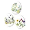 Veľkonočné košieľky na vajíčka 12 ks - motív lúčnych kvetov