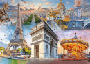 Puzzle Víkend v Paríži 2000 dielikov