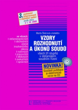 Vzory rozhodnutí a úkonů soudů +CD (Marta Škárová)