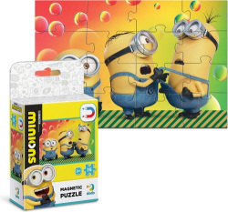 Magnetické puzzle Mimoni Priatelia 16 dielikov