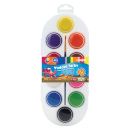 Junior vodové farby 10 farieb 40 mm so štetcom