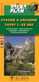 Vysoké a Západné Tatry 1:55 000 (1. akosť)