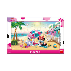 Puzzle Minnie oslava 15 dielikov