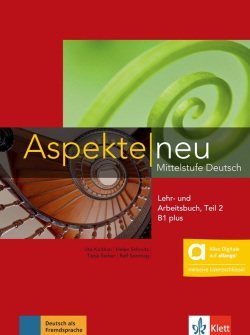 Aspekte neu B1+ – Hybride Ausgabe – Lehr./Arbeitsbuch Teil 2 + MP3 allango.net + Lizenz (24 Monate)