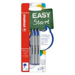 Náplň do guľôčkového pera STABILO EASY original 0,3 mm modrá blister/3 kusy