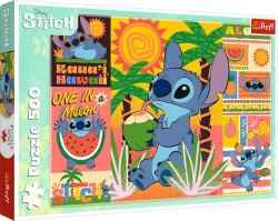 TREFL Puzzle Prázdniny so Stitch Lilo a Stitch