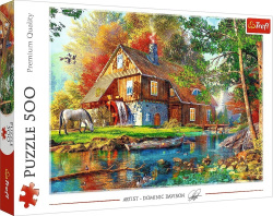 Trefl Puzzle Mlyn pri rieke 500 dielikov