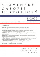 Slovenský časopis historický  1/2022 (1. akosť) (Kolektív autorov)